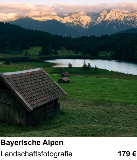Fundierter Fotokurs mit dem Thema Bayerische Alpen: Landschaftsfotografie